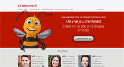 Desktop Screenshot of 123siteweb.fr