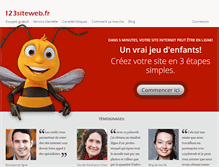Tablet Screenshot of 123siteweb.fr